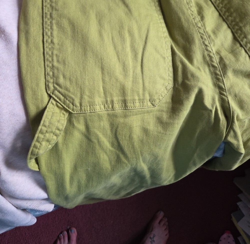 dELiA*s Olive Green Straight-Leg Trousers - Picture 3 of 4